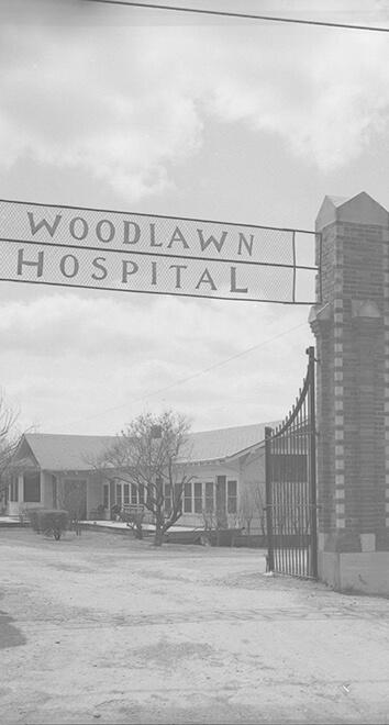 1921 Hospital Expansion Two northern wings and a matching southern wing were completed.